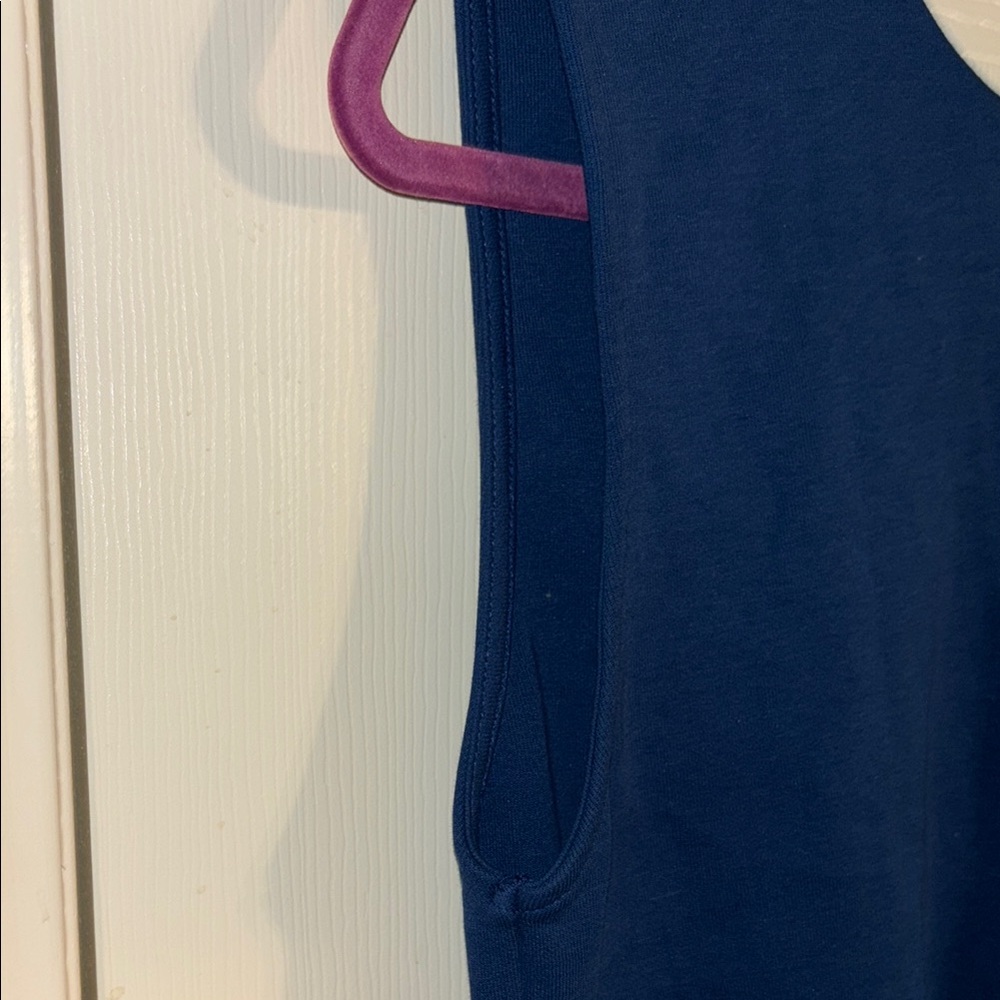 Zara Navy Blue Sleeveless Women's Top Medium NWOT - Picture 3 of 6